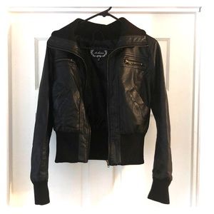 Medium Black Leather Jacket